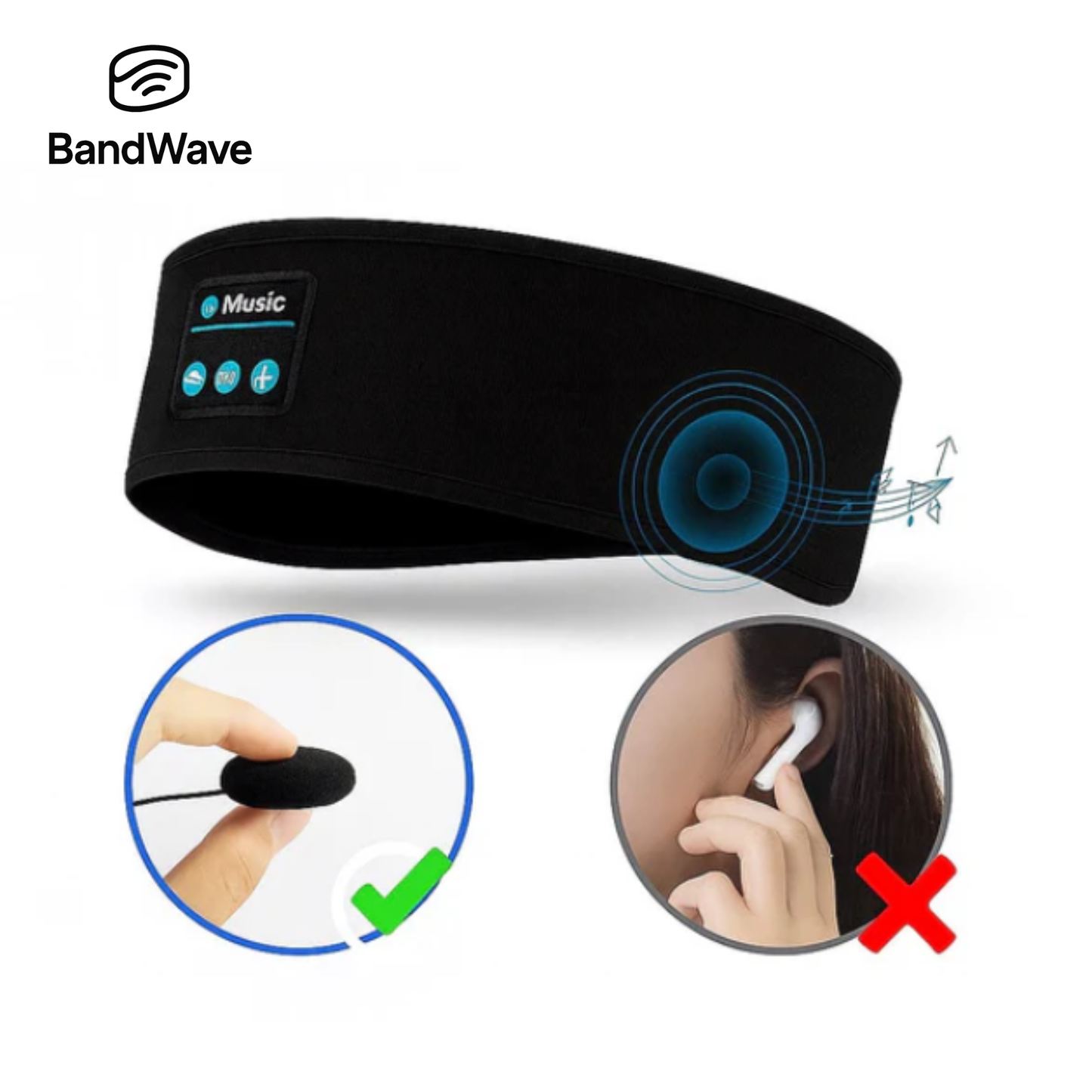 Bandwave™ Bluetooth Headphones